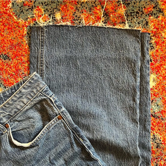 H&M Wide Leg Ankle Length Jeans Size 14 - Picture 3 of 4